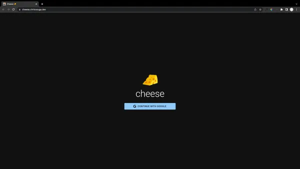 A screenshot of the project