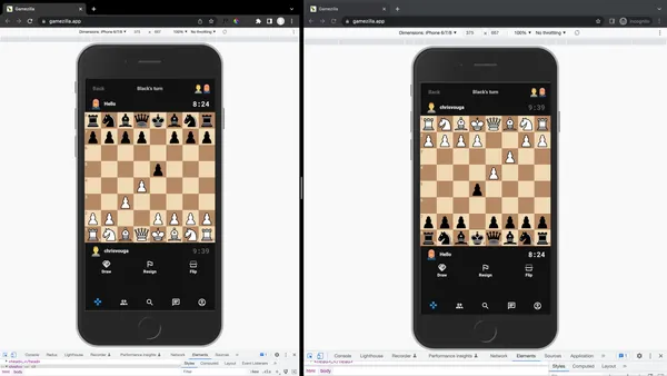 A screenshot of the project