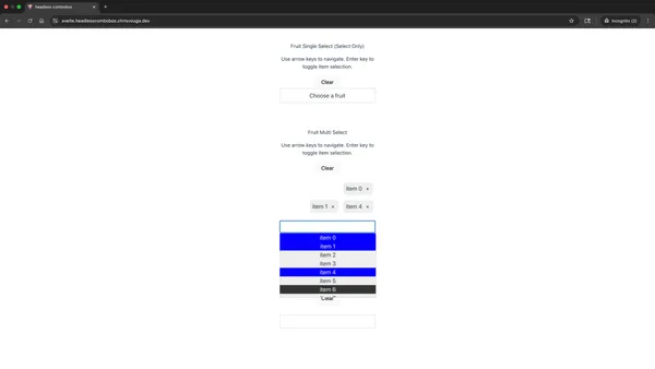 A screenshot of the project