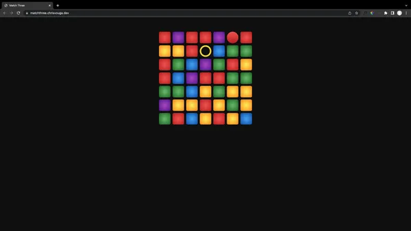 A screenshot of the project