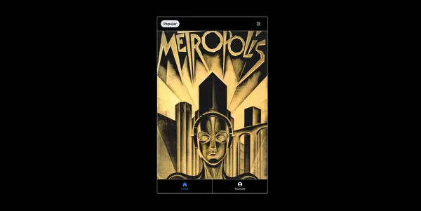A screenshot of the project