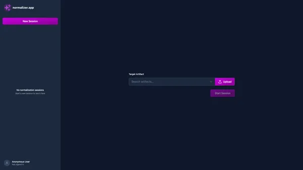 A screenshot of the project