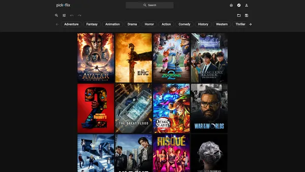 A screenshot of the project