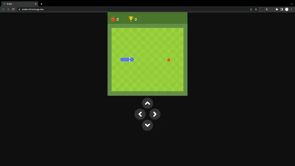 A screenshot of the project